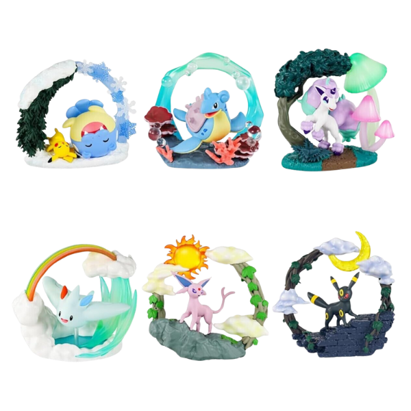 Pokemon Circular Diorama Collection - ReMent Figure Mystery Box Pokemon Circular Diorama Collection - ReMent Figure Mystery Box